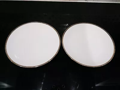 Buy Thomas GERMANY PAIR OF Thick Gold  Band Dessert Plates  21cm Diameter  • 7.99£