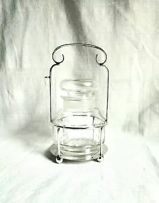 Buy Antique Cut Glass Pickle Preserve Jar On Silver Plated Stand EPNS • 18£