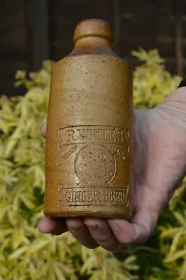 Buy R. WHITE'S London Ginger Beer Antique Ceramic Stoneware Bottle • 49.99£
