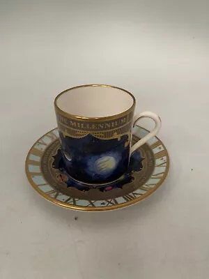 Buy Royal Worchester To Celebrate The Millennium Fine Bone China Cup & Saucer #GL • 13.27£