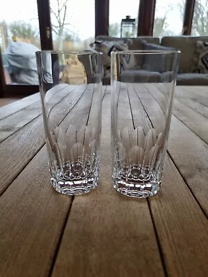 Buy Pair Stuart Crystal Symphony High Ball Glasses 6 1/4th Inches In Height • 60£