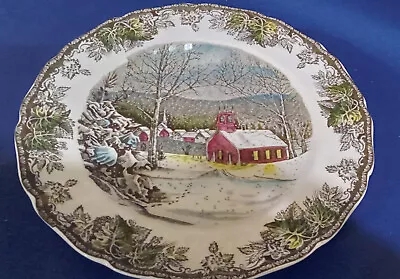 Buy Vintage Johnson Brothers  Friendly Village  The School House  Dinner Plate • 15£