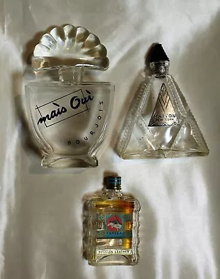 Buy 1 French,1 American&1 German Vintage Perfume Bottles: Mais Oui, Troika &,Maiton  • 42.68£