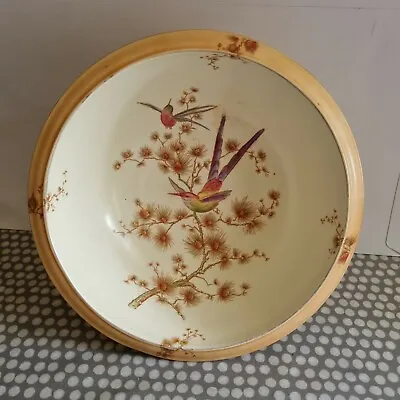 Buy Antique Crown Ducal Ware Footed Bowl With Birds To Centre  • 25£