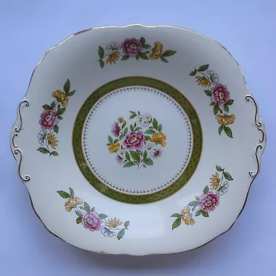 Buy Retro Vintage Royal Cauldon  Ludlow  Bone China Biscuit Plate (Floral England) • 12.50£