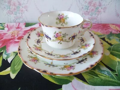 Buy Vintage / Antique Grosvenor English China Trio Tea Cup Saucer Plate Kew • 7£