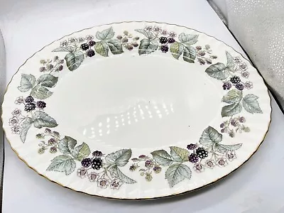 Buy Vintage Royal Worcester Fine Bone China Oval Serving Plate Lavinia Pattern • 19.99£