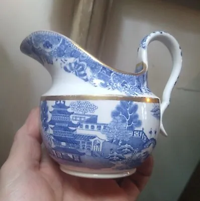 Buy Early 19th C Blue And White Jug Creamer Pitcher 10cm Chinese Influenced Design • 22£