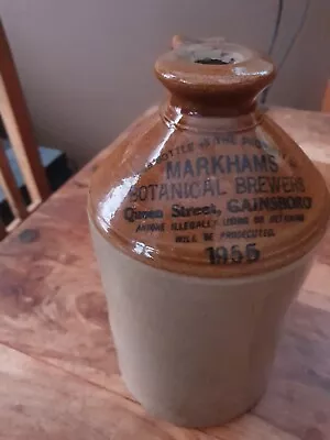 Buy Stoneware Flagon Markham's Gainsboro' 1955 • 12£