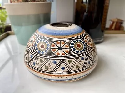 Buy Vintage Handmade Art Pottery Pot/Vase Stamped On Bottom • 40£