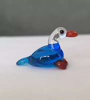 Buy Tiny Blue Duck Lampwork Glass Figure • 3.99£