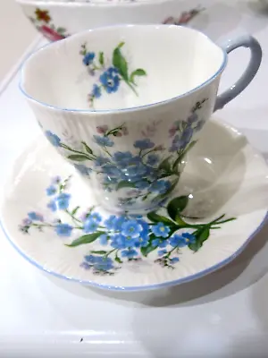 Buy QUITE RARE Royal Albert BONE CHINA, FORGET ME NOT COFFEE CUP &SAUCERUNUSED • 8.99£