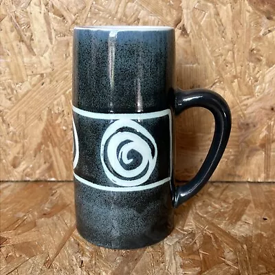 Buy Vintage 1960s Brixham Studio Pottery Tall Conical Coffee Mug Blue 6  Tall • 8.99£