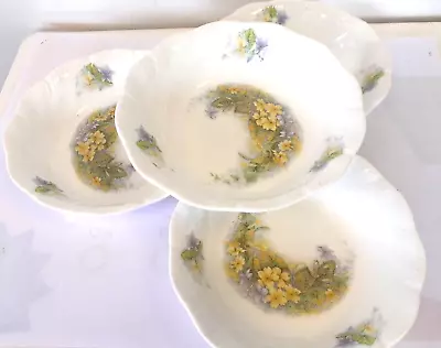 Buy Fine Bone China Pretty Primula Floral Bowls X 4 Made In England Table Top  6.5  • 20£