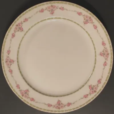 Buy CHARLES FIELD Haviland Limoges Pink Floral Salad Plates Goa France Porcelain 9.5 • 8.88£