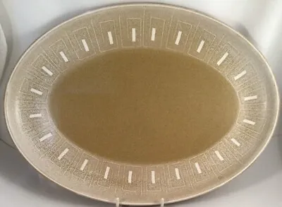 Buy Denby Retro Vintage Kitchen Stoneware Oval Serving Platter Antique Gold Mustard • 52.05£