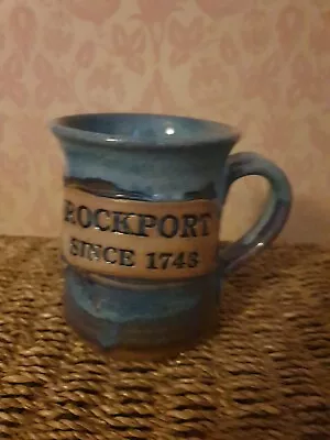 Buy Vintage Rockport Since 1743 Pottery Embossed Ceramic Mug • 3.50£