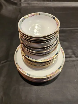 Buy KPM Porcelain China Germany 27 Piece  Dinner Plates-Desert-Coffee-Tea-small Bowl • 123.04£