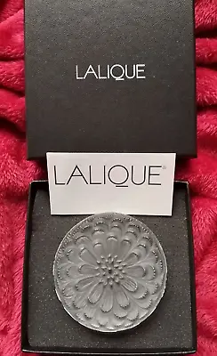 Buy Lalique Dahlia Crystal Paperweight Genuine New Boxed Great Gift • 220£