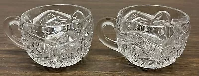 Buy Vintage Set Of 2 Imperial??Crystal Glass Punch Glasses • 9.60£