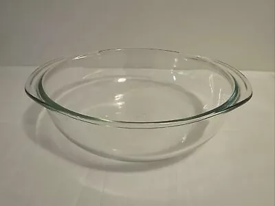 Buy Pyrex 3 Quart Round Glass Serving Baking Bowl With Handles Vintage Usa Excellent • 18.89£