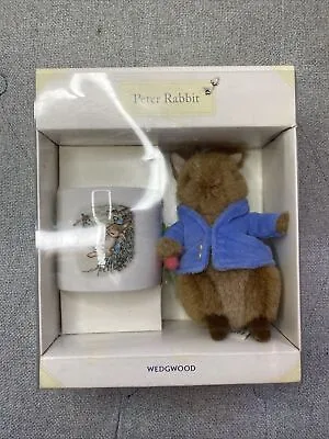 Buy Peter Rabbit Wedgewood Money Box And Plush Toy Beatrix Potter NEW • 10£