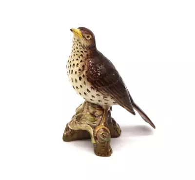 Buy BESWICK Bird Figurine Song Thrush 2308 Ceramic Glossy 14.5cm • 4.99£