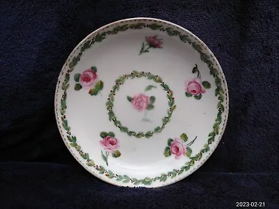 Buy Antique 18th Century Sevres Soft Paste Porcelain Roses Saucer Untertasse 1770/80 • 160£