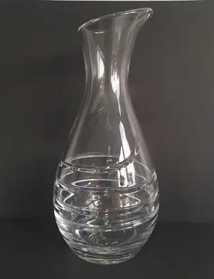 Buy Rare Large TYRONE CRYSTAL Modern Spiral Cut Wine Water Carafe Decanter 1.2 Litre • 59.99£