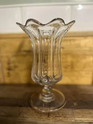 Buy Fancy Glass Vase. Lovely Shape, No Chips Or Cracks • 11£