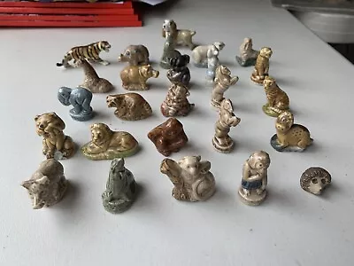 Buy Wade Whimsies Job Lot Bundle Porcelain Animal Figurines Miniatures 26 V/Good Plu • 10.99£