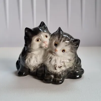 Buy Beswick Gloss Persian Kittens Seated Shaded Grey #1316 Excellent Condition • 10£