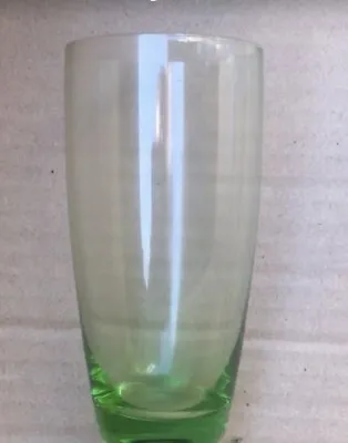 Buy RARE Vintage Lime Green Glass Tumblers X 5 • 30£