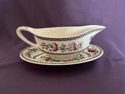 Buy Vintage Indian Tree By Johnson Brothers Gravy Boat - No Sign Of Use #2 • 10£