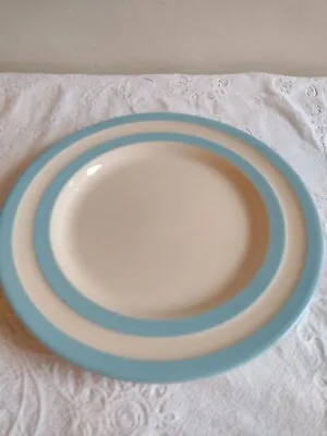 Buy T G Green Cornishware Turkish Blue 25 Cm Dinner Plate Used • 9.99£