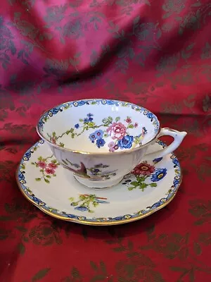 Buy Antique Paragon Rare Star Bird Of Paradise Tea Cup And Saucer • 9.99£