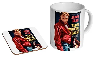 Buy James Dean Rebel Without A Cause - Coffee / Tea Mug And Coaster Gift Set • 9.99£