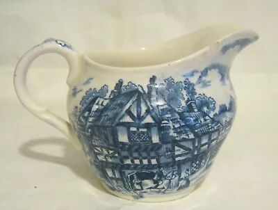 Buy Pretty Alfred Meakin Coaching Days Pattern Small Jug Blue Approx 3 Ins Tall • 7.99£