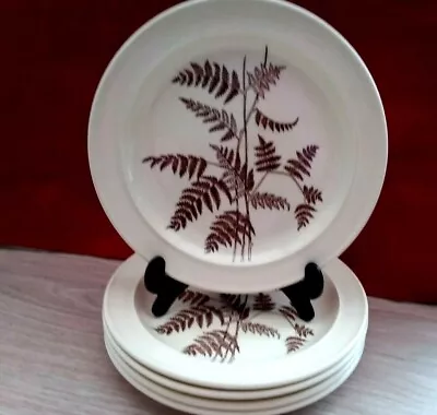 Buy Wild Country Royal Victoria Pottery 5 Breakfast Plates Kitchenware England • 15£