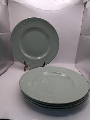 Buy Set Of 5 Woods Ware Beryl Dinner Plates - Green WW2 Utility Ware C.1940's-50's.  • 19.95£