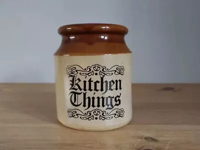 Buy Moira Kitchen Things Utensils Pot (like Pearsons Of Chesterfield) Pottery Jar • 6.99£