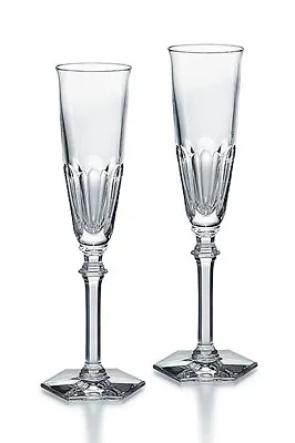 Buy New Baccarat Harcourt Eve Set Of 2 Champagne Flutes #2802588 Brand Nib Save$ F/s • 465.58£