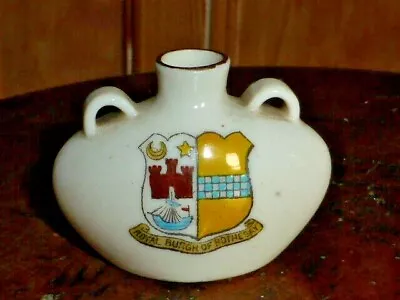 Buy Vintage W.H.GOSS Crestware  Royal Burgh Of Rothesay China Vase C1900 • 7£