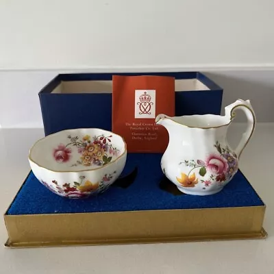Buy Beautiful Royal Crown Derby Porcelain English Bone China Posies Tea Cup & Saucer • 20£