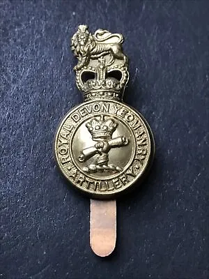 Buy Royal Devon Yeomanry RFA Original British Army Cap Badge • 14£
