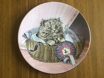Buy Royal Worcester Crown Ware Collectors Plate  Kitten Classics  By Pam Cooper • 11.85£