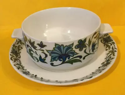 Buy 1 Midwinter Spanish Garden Soup Bowl And Saucer • 5£