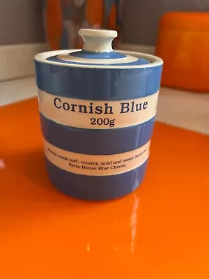 Buy Vintage Cornishware Cornish Blue  Cheese Special Edition Lidded  Jar  Pot • 19.99£