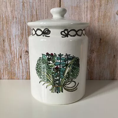 Buy Vintage Taunton Vale Bouquet Garni Herbs Pottery Kitchen Storage Jar Pot Retro • 9.99£