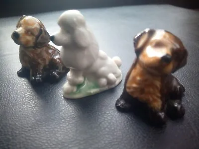Buy 3 X Wade Pottery Mini Figurines - Dogs • 2£